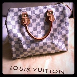 Louis Vuitton Speedy 25 - Damier Azur canvas